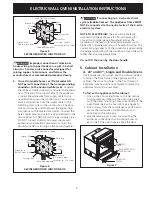 Предварительный просмотр 5 страницы Frigidaire FEB798CCSE Installation Instructions Manual