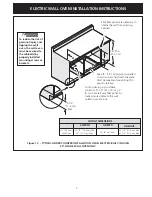 Предварительный просмотр 7 страницы Frigidaire FEB798CCSE Installation Instructions Manual