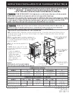 Предварительный просмотр 17 страницы Frigidaire FEB798CCSE Installation Instructions Manual