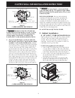 Preview for 5 page of Frigidaire FEB798WCCI Installation Instructions Manual