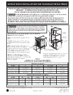 Preview for 17 page of Frigidaire FEB798WCCI Installation Instructions Manual