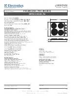 Frigidaire FEC26C2A Specifications preview