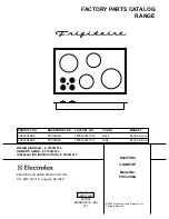 Frigidaire FEC32S6ABC Parts Catalog preview