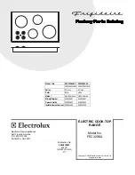 Предварительный просмотр 1 страницы Frigidaire FEC32S6ABF Parts Catalog