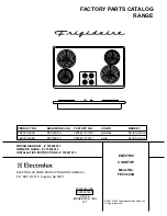 Frigidaire FEC36C4A Factory Parts Catalog preview