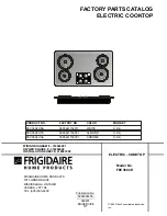 Frigidaire FEC36C4H Factory Parts Catalog preview