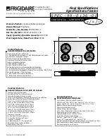 Frigidaire FEC36C4HS Specifications preview