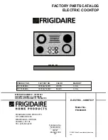 Frigidaire FEC36S8H Factory Parts Catalog preview