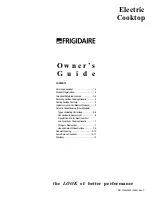 Frigidaire FEC3X5XHCA Owner'S Manual preview