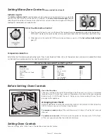 Preview for 9 page of Frigidaire FED355CCTI Owner'S Manual