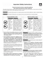 Preview for 3 page of Frigidaire FED355EBD Use & Care Manual