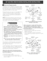 Preview for 4 page of Frigidaire FED355ESF Installation Instructions Manual