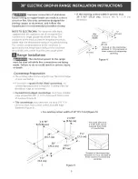 Preview for 5 page of Frigidaire FED355ESF Installation Instructions Manual