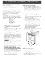 Preview for 6 page of Frigidaire FED355ESF Installation Instructions Manual