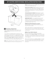 Preview for 7 page of Frigidaire FED355ESF Installation Instructions Manual