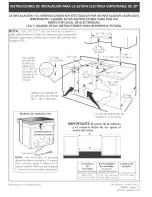 Preview for 8 page of Frigidaire FED355ESF Installation Instructions Manual