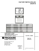 Frigidaire FED367CE Factory Parts Catalog preview