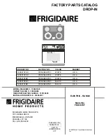 Frigidaire FED387CF Factory Parts Catalog preview