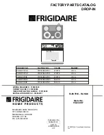 Preview for 1 page of Frigidaire FED387CF Factory Parts Catalog