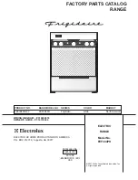 Frigidaire FEF304PH Factory Parts Catalog preview