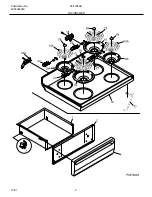 Предварительный просмотр 6 страницы Frigidaire FEF305SH Factory Parts Catalog