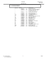 Preview for 3 page of Frigidaire FEF322BA Factory Parts Catalog