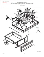 Предварительный просмотр 6 страницы Frigidaire FEF322BADJ Factory Parts Catalog