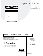 Preview for 1 page of Frigidaire FEF322BXA Factory Parts Catalog