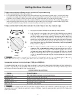 Preview for 8 page of Frigidaire FEF336BCC Use & Care Manual