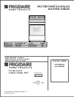 Frigidaire FEF336WHSA Factory Parts Catalog preview