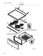 Preview for 6 page of Frigidaire FEF339F Factory Parts Catalog