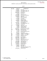 Preview for 5 page of Frigidaire FEF352BF Factory Parts Catalog