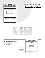 Frigidaire FEF352F Supplementary Manual preview