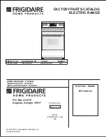 Frigidaire FEF353CGS Factory Parts Catalog preview