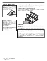 Предварительный просмотр 2 страницы Frigidaire FEF353CGSC Owner'S Manual