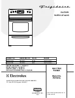 Frigidaire FEF357A Factory Parts Catalog предпросмотр