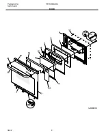 Предварительный просмотр 8 страницы Frigidaire FEF363BXA Factory Parts Catalog