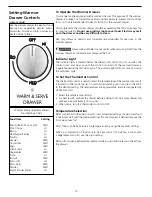 Предварительный просмотр 10 страницы Frigidaire FEF363SGWB Owner'S Manual