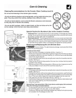 Предварительный просмотр 17 страницы Frigidaire FEF364DWA Use & Care Manual