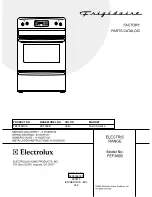 Frigidaire FEF366B Factory Parts Catalog preview