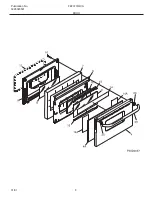 Предварительный просмотр 8 страницы Frigidaire FEF377WJCA Factory Parts Catalog