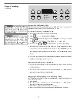 Preview for 16 page of Frigidaire FEF386CJTA Owner'S Manual