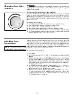 Preview for 20 page of Frigidaire FEF386CJTA Owner'S Manual