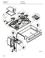 Предварительный просмотр 7 страницы Frigidaire FEF455WF Factory Parts Catalog