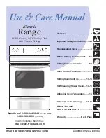 Preview for 1 page of Frigidaire FEFB79GB - 30 Electric Convection Range Use & Care Manual