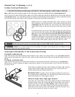 Preview for 17 page of Frigidaire FEFB79GB - 30 Electric Convection Range Use & Care Manual