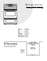 Frigidaire FEFB7ABD Factory Parts Catalog preview