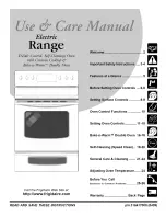 Preview for 1 page of Frigidaire FEFB7ABDCB Use & Care Manual