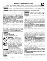 Preview for 3 page of Frigidaire FEFB7ABDCB Use & Care Manual