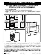 Preview for 1 page of Frigidaire FEFD67CHSE Installation Instructions Manual